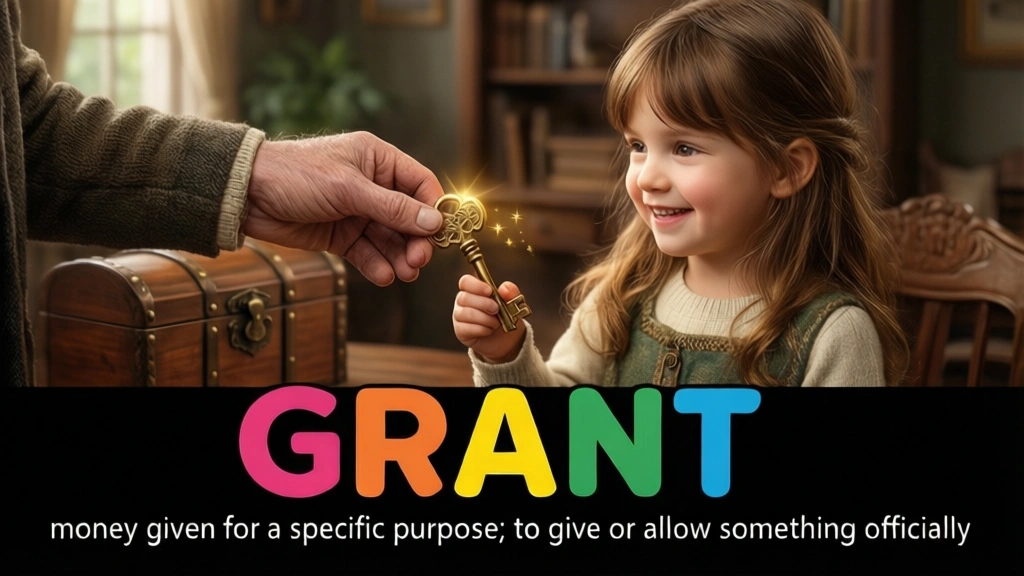 English Illustration for grant